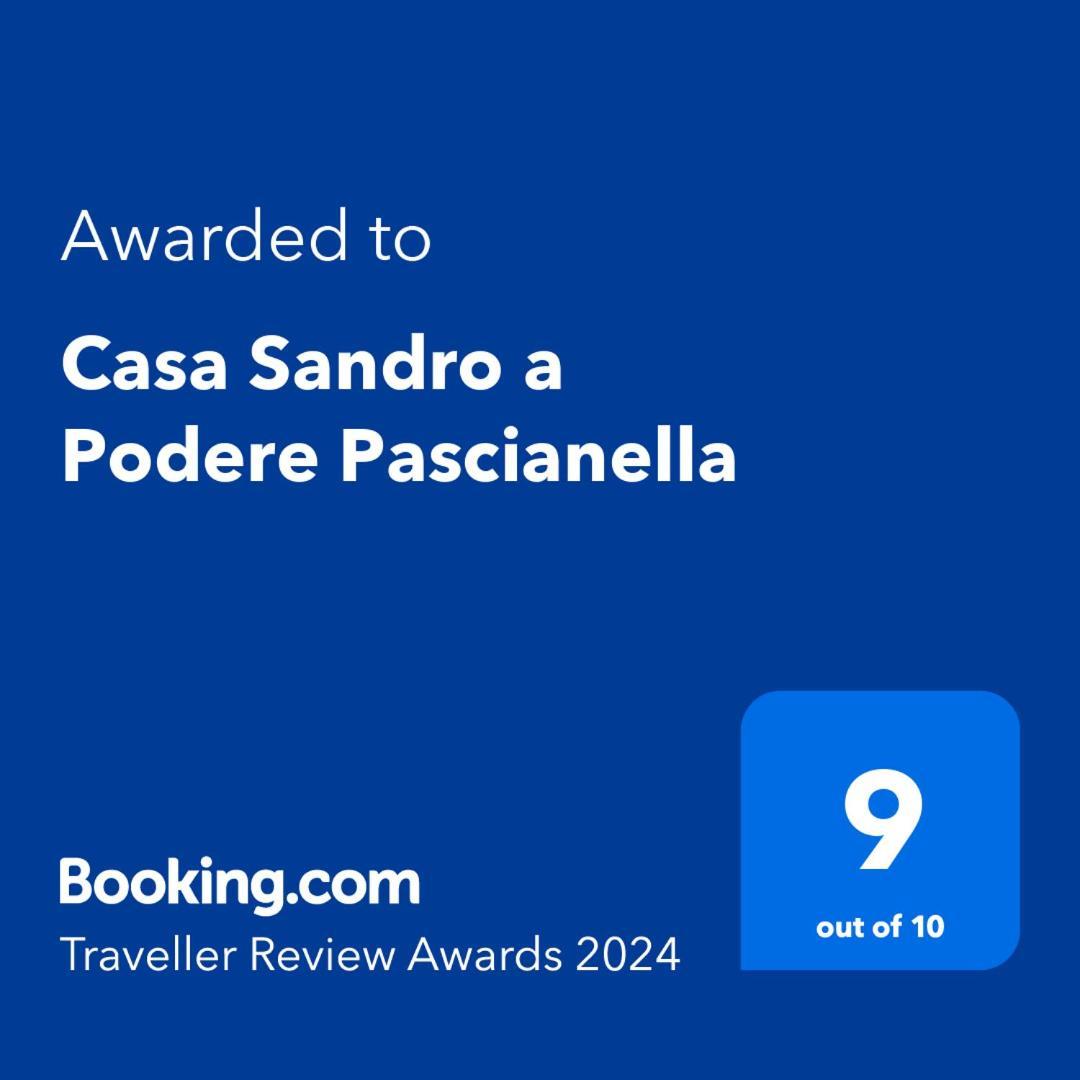 Casa Sandro A Podere Pascianella Villa Castelmuzio Kültér fotó